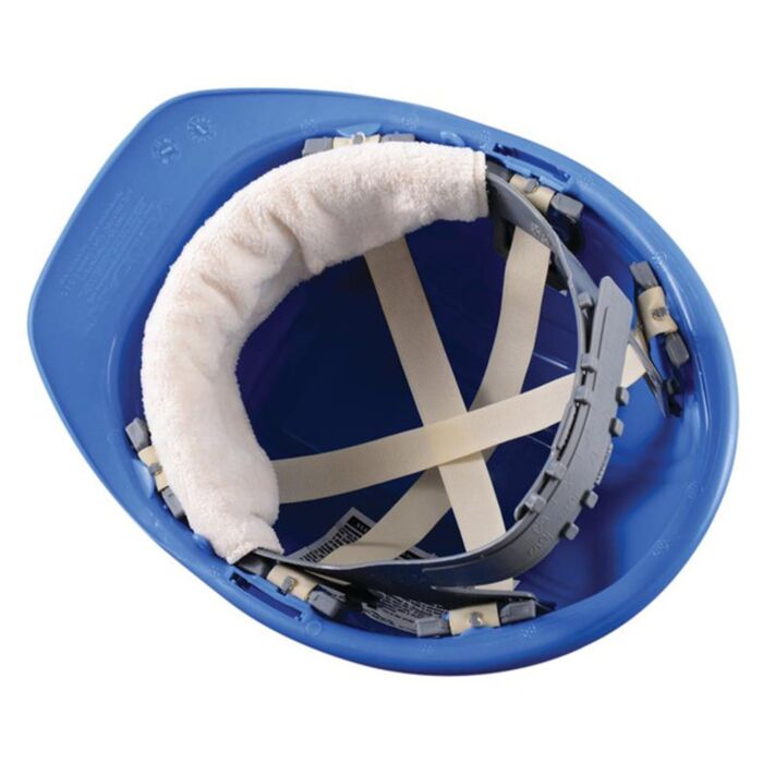 Terry Toppers® OccuNomix Terry Toppers® 870B20-01 Terry Cloth Navy Blue Hard Hat Sweatband