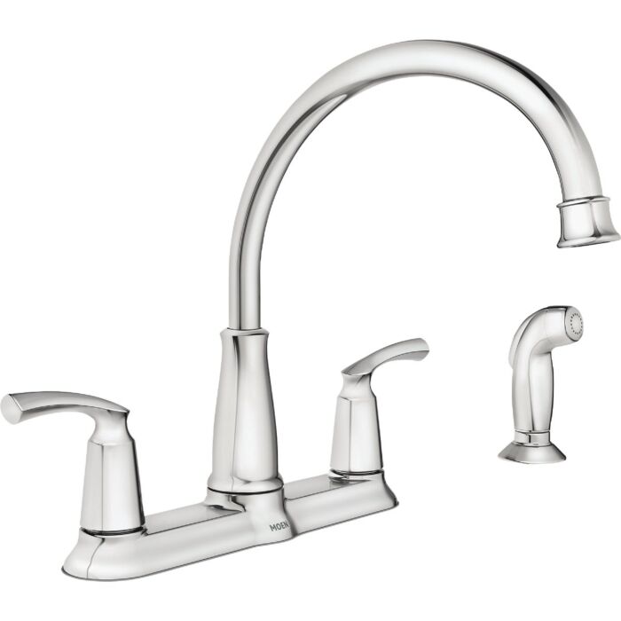 Moen Two-Handle High Arc Kitchen Faucet (Chrome)