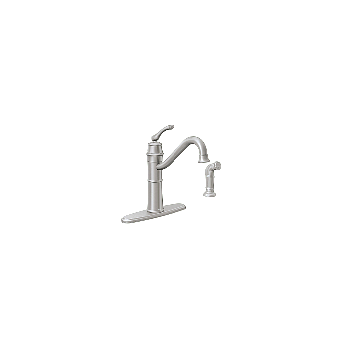 Moen 87999SRS Spot Resist Stainless One-Handle High Arc Kitchen Faucet