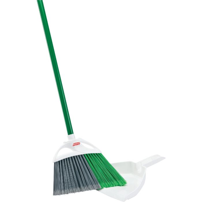 Libman 11 In. W. x 53.5 In. L. Precision Angle Broom with Dustpan
