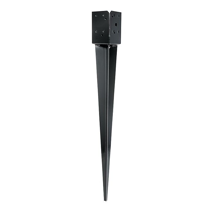 Simpson Strong-Tie FPBS44 Fence Post Spike, 12 ga Gauge, Steel, Black, Powder-Coated