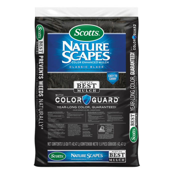 Scotts NatureScapes Black Mulch - 1.5 cf