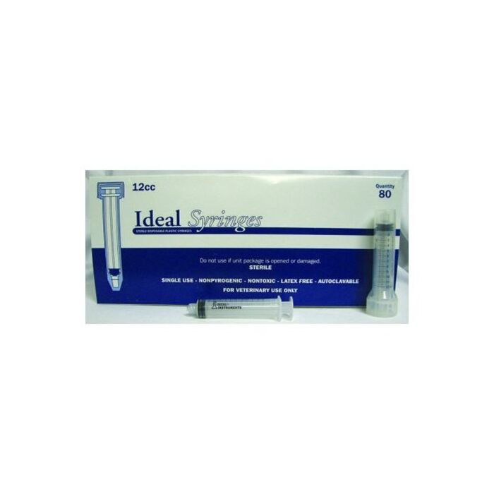 Ideal Instruments® 12 cc Sterile Sterile/Non-Sterile Disposable Syringe