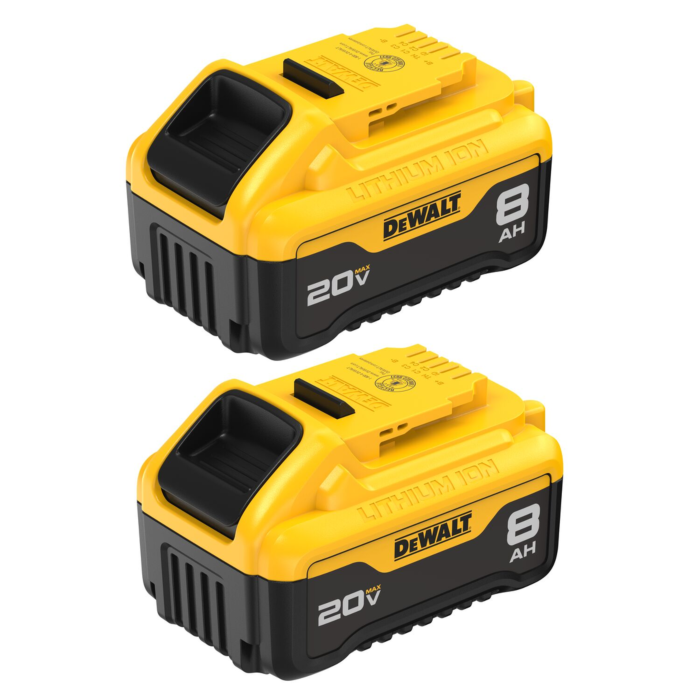 DEWALT 20V MAX* 8Ah Battery 2-Pack