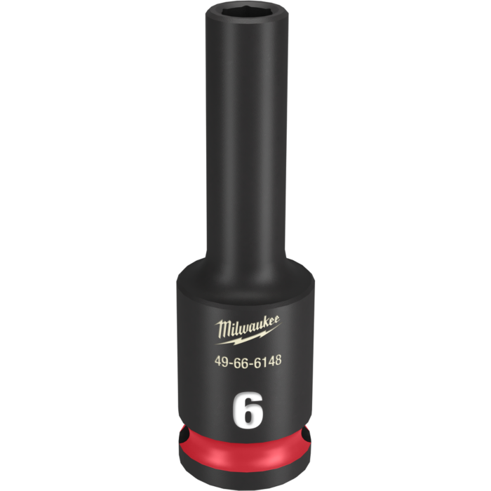 Milwaukee SHOCKWAVE™ Impact Duty 3/8" Drive 6MM Deep 6 Point Socket