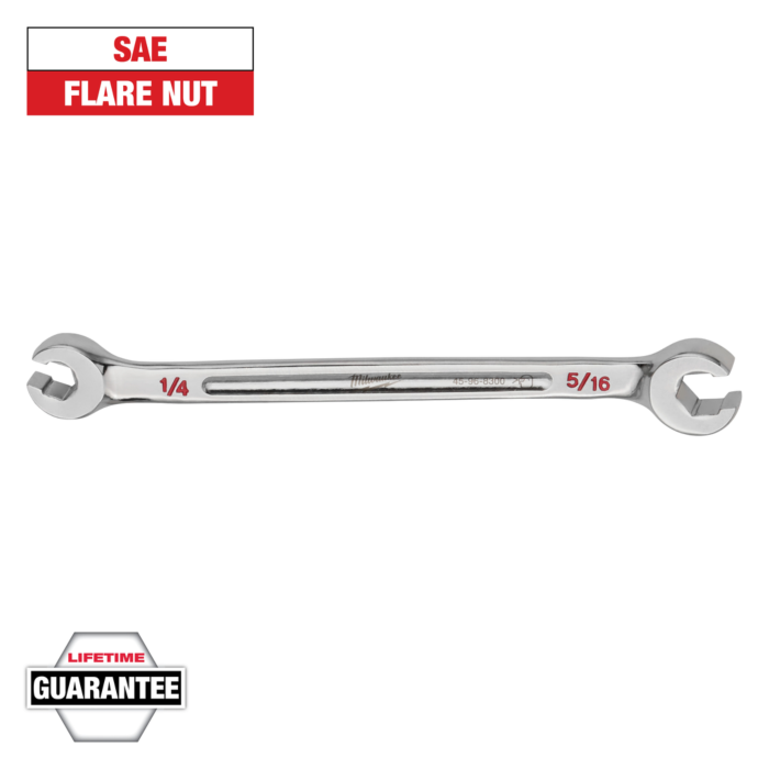 Milwaukee 1/4" X 5/16" Double End Flare Nut Wrench