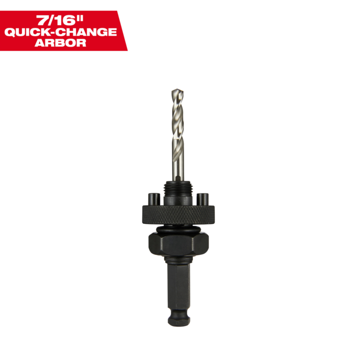 Milwaukee Large Thread No-Wobble Arbor 7/16" Shank