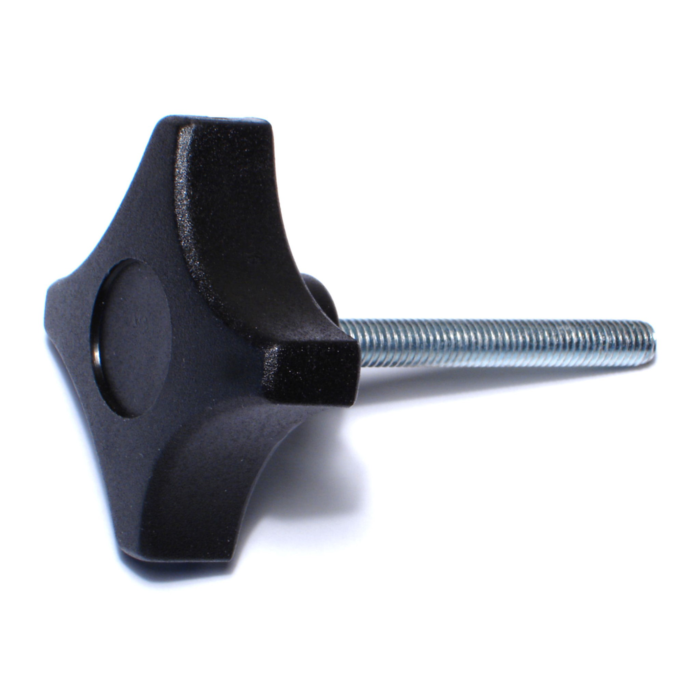 4-Prng Knob Male, 6mm-1.0 x 50mm
