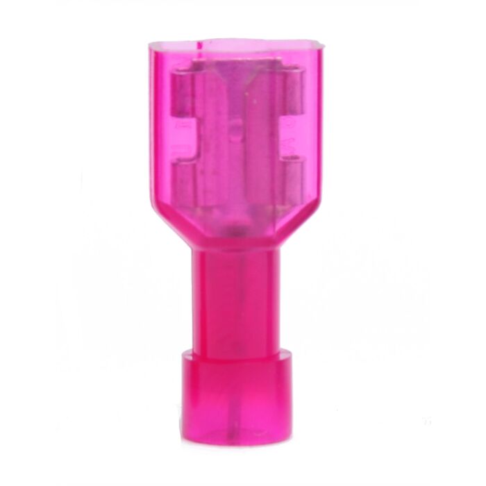 22-18 Fully-Insulated Heat-Shrink Female Disconnect (10pk) 1/4 in.