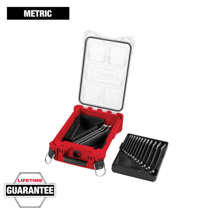 Milwaukee 15pc Metric Combination Wrench Set with PACKOUT™ Compact Organizer