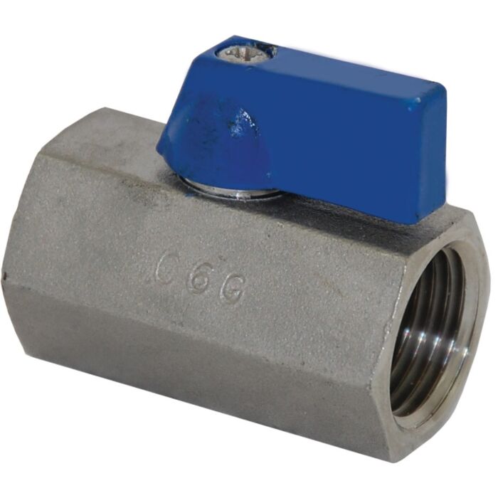 3/8 316 STAINLESS STEEL MINI BALL VALVE
