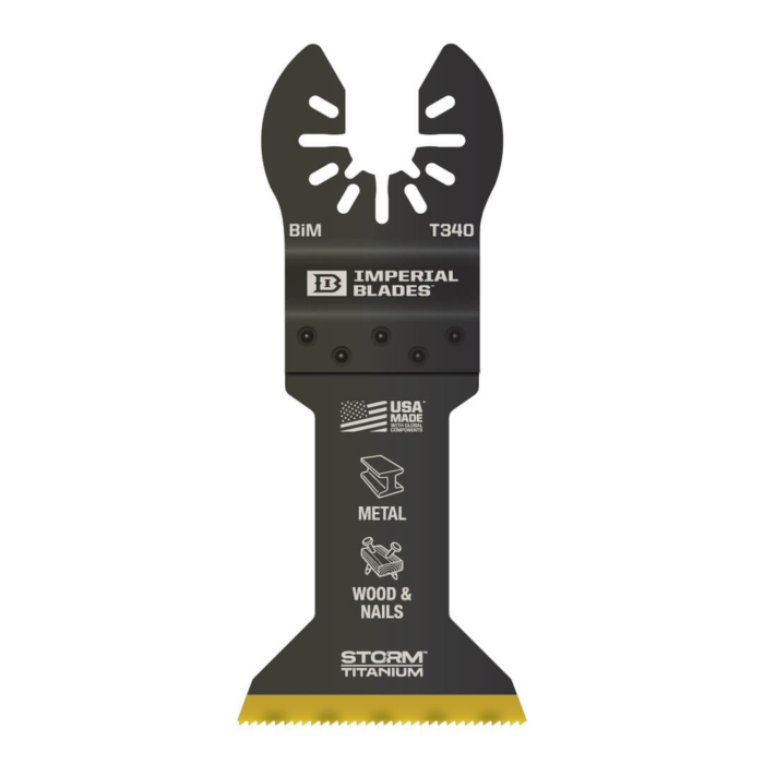 Imperial Blades IBOAT340-1 One Fit™ 1-3/4" Storm Titanium Metal Blade, 1PC