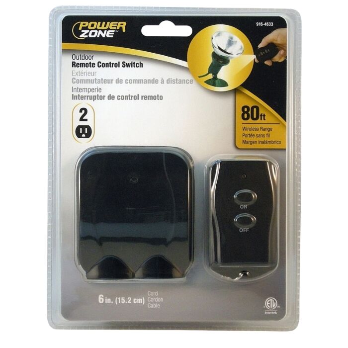 PowerZone TNOREM02 Timer, 15 A, 125 V, 1875 W, 2-Outlet