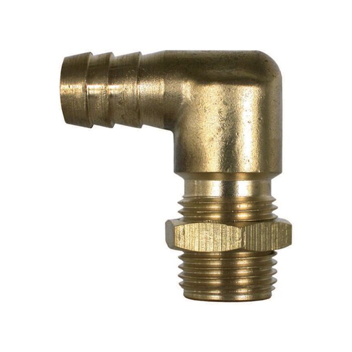 Valley Industries Brass Threaded Nozzle Body Elbow with 1/2" Hose Barb