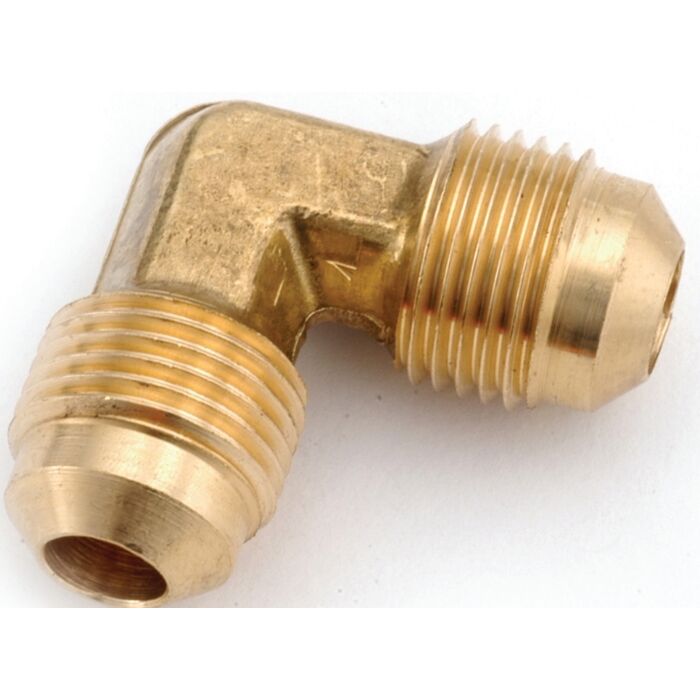 Anderson Metals 754055-08 Tube Elbow, 1/2 in, 90 deg Angle, Brass, 750 psi Pressure
