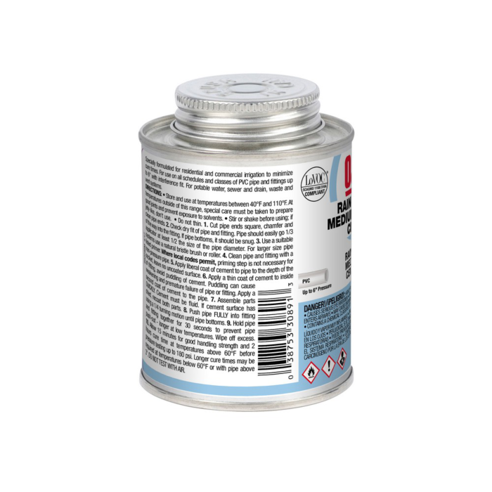 OATEY Oatey® 8 oz. PVC Rain-R-Shine® Blue Cement