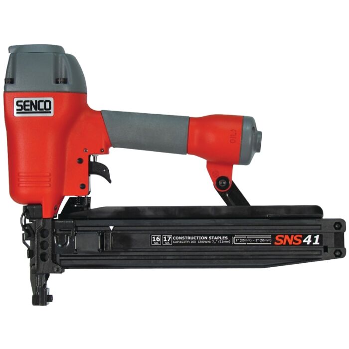 Senco 3L0003N Stapler, 7/16 in W Crown, 1 to 2 in L Leg, 160 Magazine, 5.4 cu-ft Air