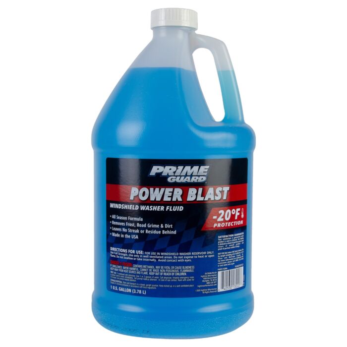 PRIME GUARD Power Blast Windshield Washer Fluid w/ Antifreeze - 1 gal