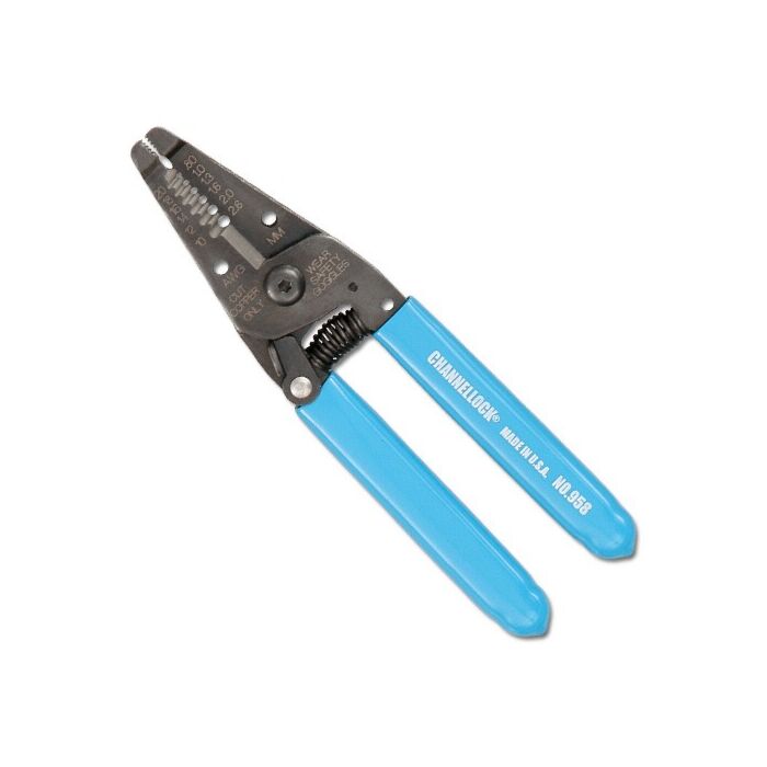 Channellock 6" Wire Stripper, 10to20 AWG Strip, Cut