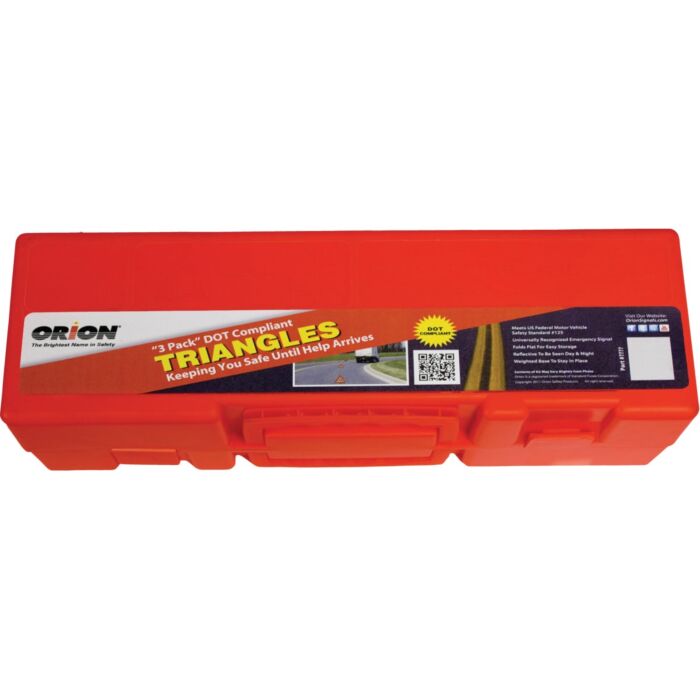Performance Tool Fluorescent Orange Emergency Warning Triangle (3pk)
