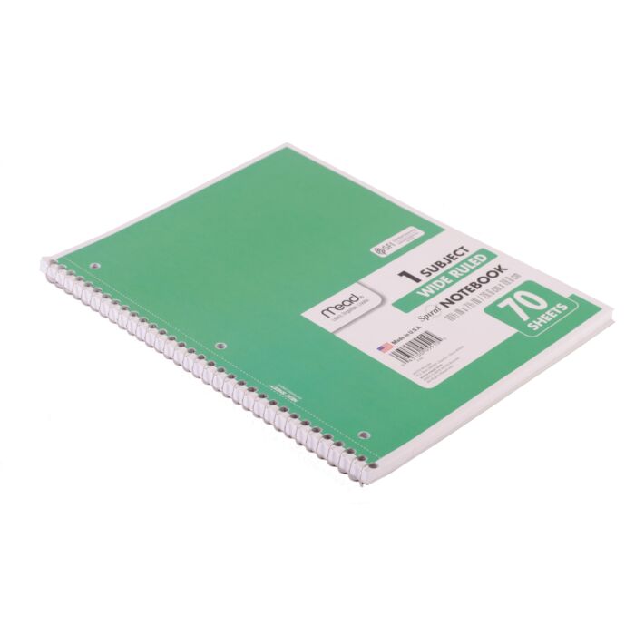 Mead 1-Subject Spiral Notebook