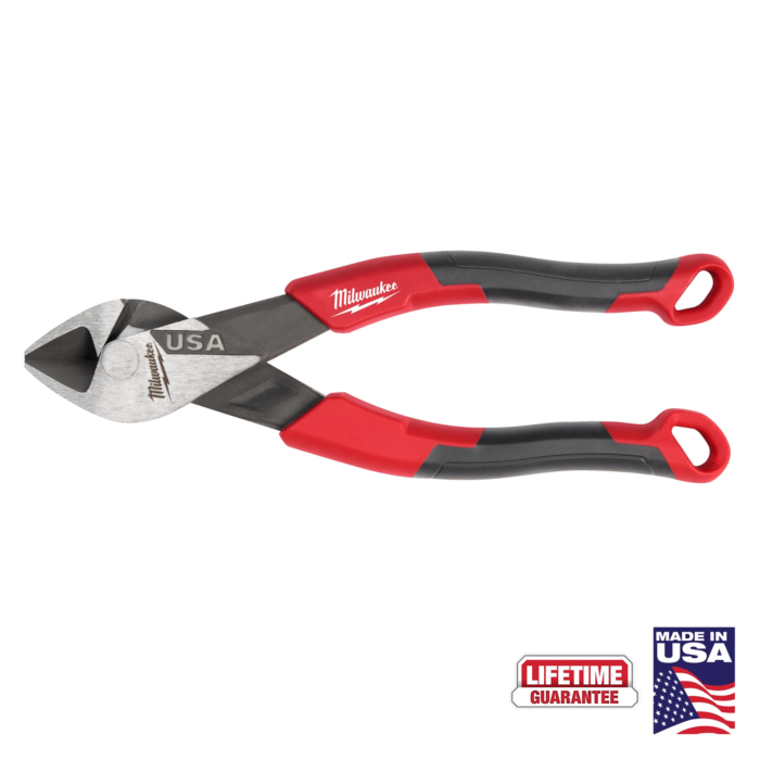 Milwaukee 6" Diagonal Dipped Grip Cutting Pliers (USA)