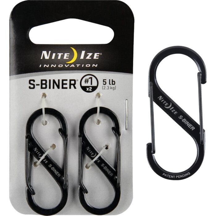 Nite Ize S-Biner Size 4 25 Lb. Capacity Black S-Clip Key Ring - Hemly  Hardware