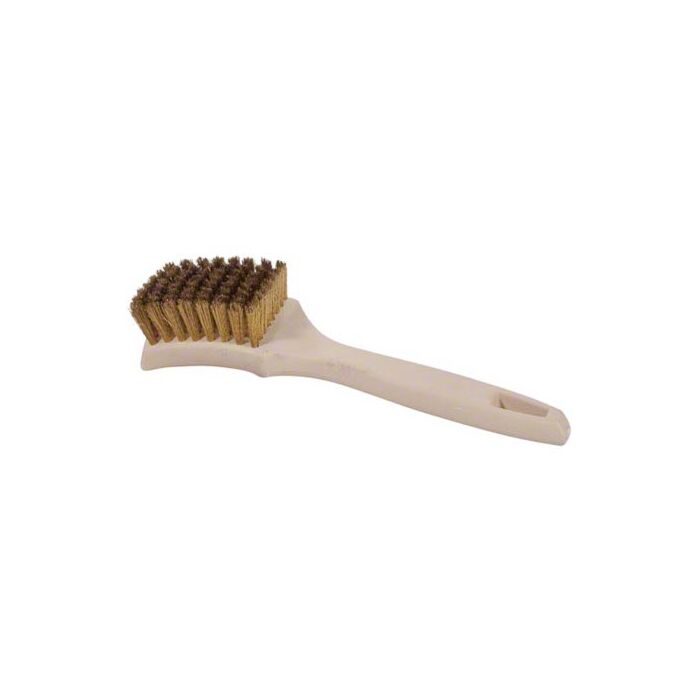 Magnolia Brush Brass Tire Cleaning Brush