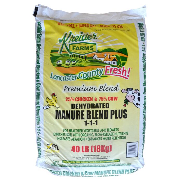Kreider Farms 99990040 40 lb Composted Manure Blend Plus