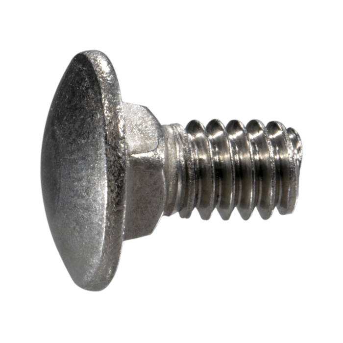 1/4"-20" x 1/2" 18-8 Stainless Steel Coarse Thread Carriage Bolts