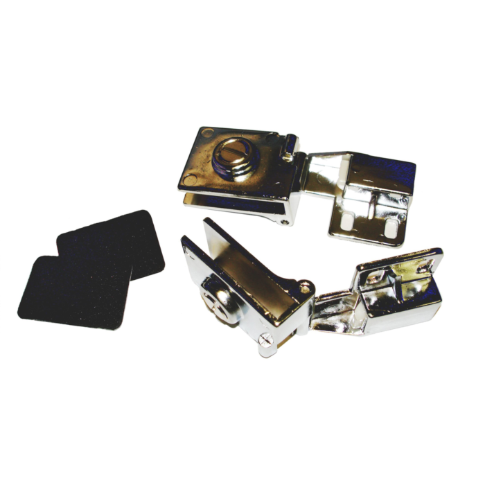 Inset Door Hinge, Chrometint