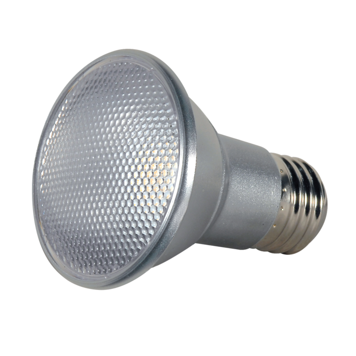 7 Watt PAR20 LED - 2700K - 40 deg. Beam Angle - Medium base - 120 Volt