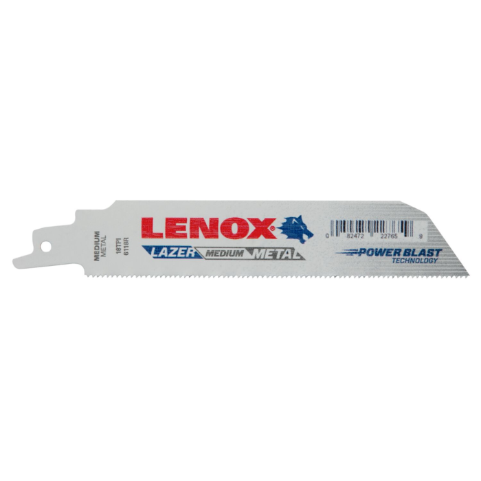Lenox LENOX Lazer Metal Cutting Reciprocating Saw Blade, Bi-Metal