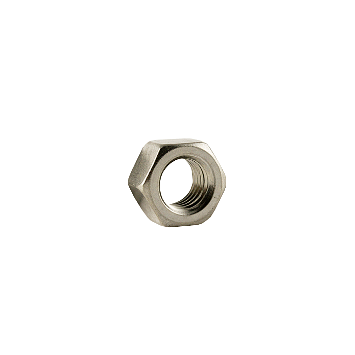 Hex Nut, Coarse Thread, 1/4-20, Stainless Steel A2 (18-8)
