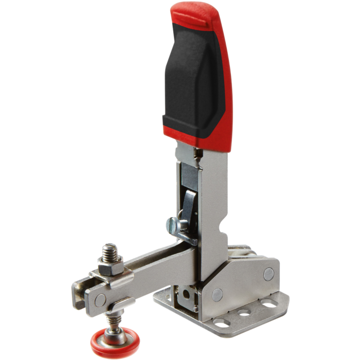 Bessey Tools Toggle Clamp, Vertical Handle, Flanged Base, 450 Lb.