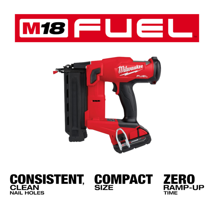 Milwaukee M18 FUEL™ 18 Gauge Brad Nailer Kit