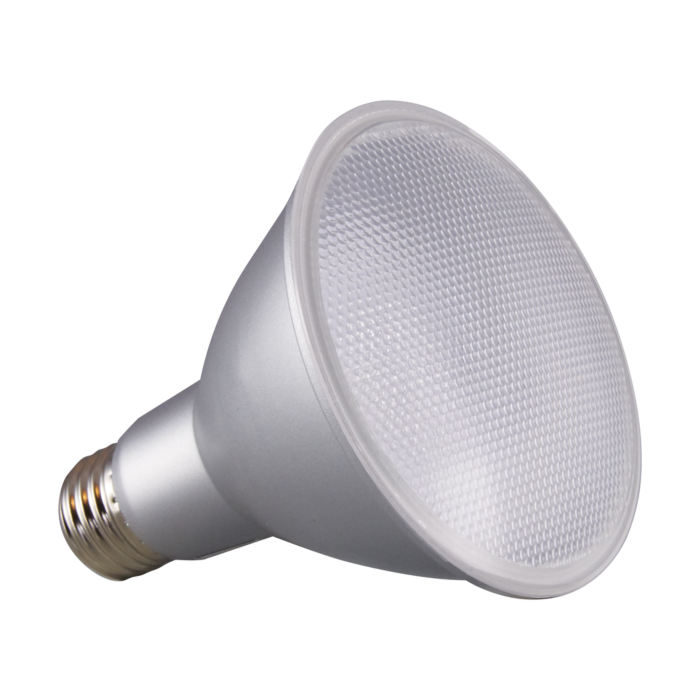 Satco 12.5 Watt - PAR30LN LED - 3000K - 25 deg. Beam Angle - Medium base - 120 Volt
