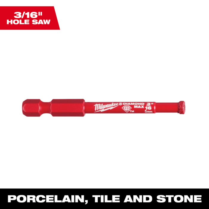 Milwaukee 3/16" DIAMOND MAX™ Hole Saw Bit