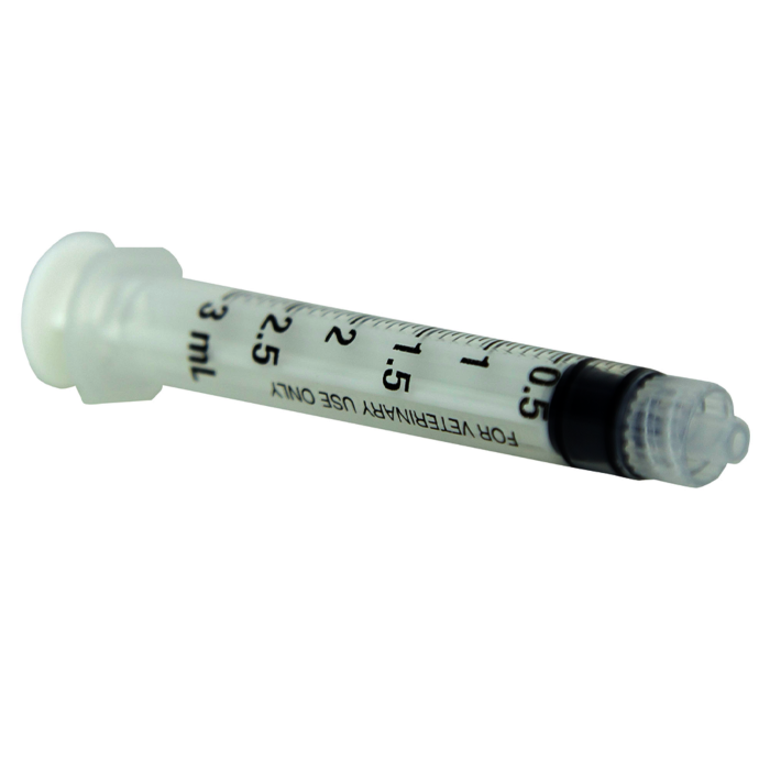 Ideal Instruments 3 cc Polypropylene Material Clear Color Luer-Lock  Disposable Syringe