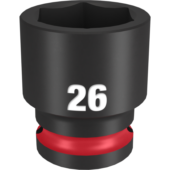 Milwaukee SHOCKWAVE™ Impact Duty 1/2" Drive 26MM Standard 6 Point Socket