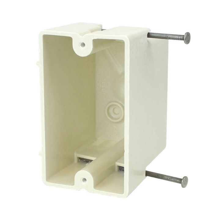 Allied Moulded 18 cu-in Fiberglass 3-5/8 in New Work Switch Box