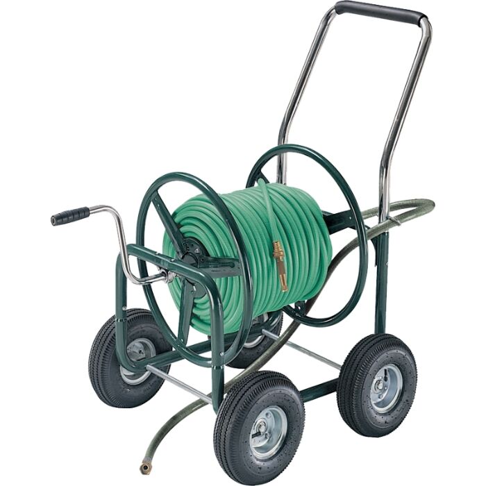 AMES Steel Cushion-Grip Handle Hose Wagon - 400 ft Capacity