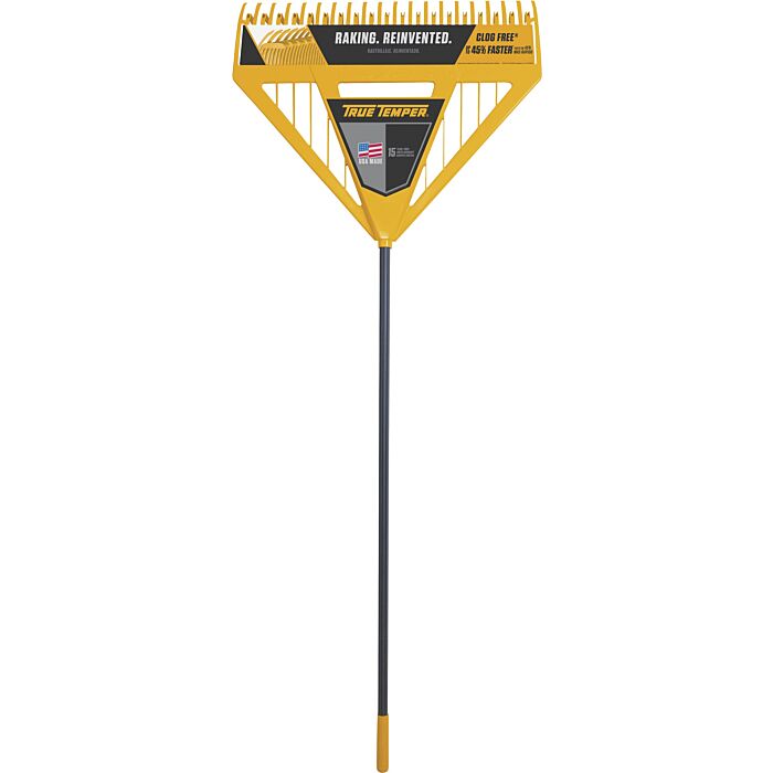 True Temper® 26 In. Clog Free Leaf Rake
