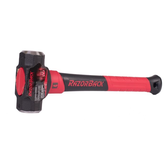 Razor-Back 4 lb Forged Steel Fiberglass Engineer Hammer