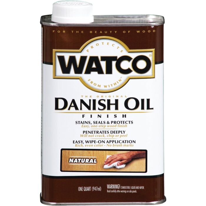 Watco Danish Natural Oil Finish - 1 qt