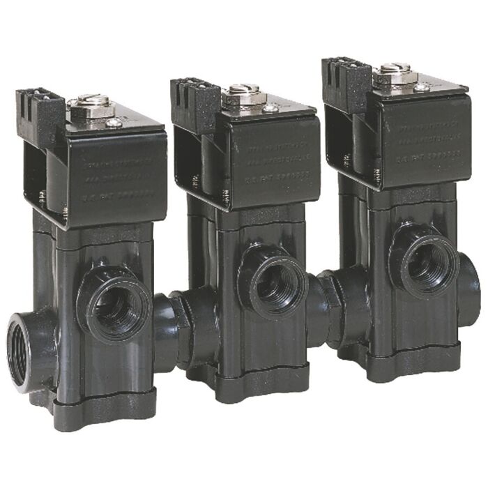 TeeJet 3/4 x 1/2 in FPT Connection Type 10 psi Manifold Electric Solenoid Valve