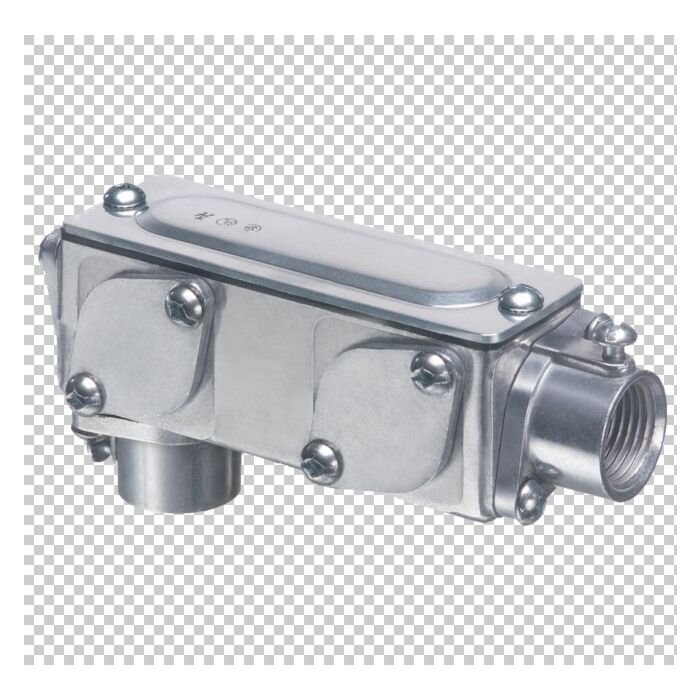 Arlington Industries 1/2 in 4.8 cu-in Copper-Free Die-Cast Aluminum Set-Screw EMT Metallic Conduit Body