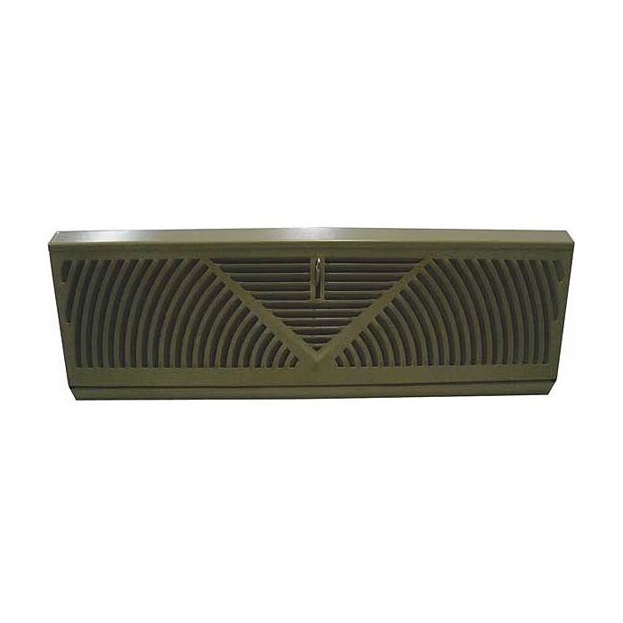 161 cfm 15 in 4-1/2 in One-Way Airflow Baseboard Register