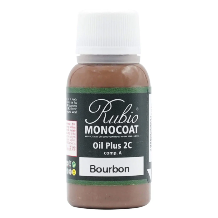 Rubio Monocoat Oil Plus 2C Part A (Bourbon) 20 mL