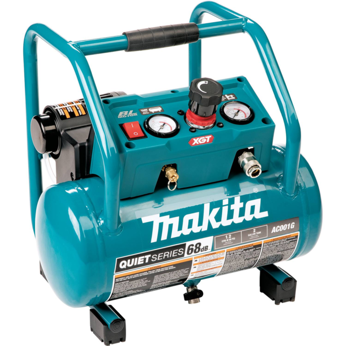 Makita 40V max XGT® Brushless Cordless 2 Gallon Quiet Series Compressor Kit (4.0Ah)